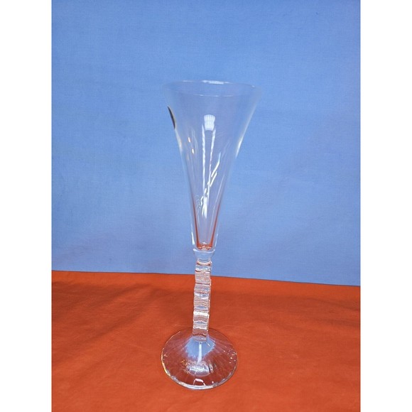 Birthday 2000 Millennium Champagne Flute Crystal Cristal D'arques France - Picture 4 of 13